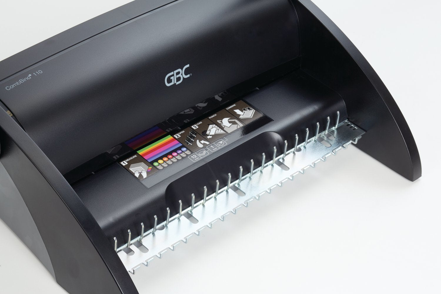 GBC CombBind C110 Stanz- und Bindemaschine – Plastikbindung, für 21-Loch, A3, bis 12 Blatt