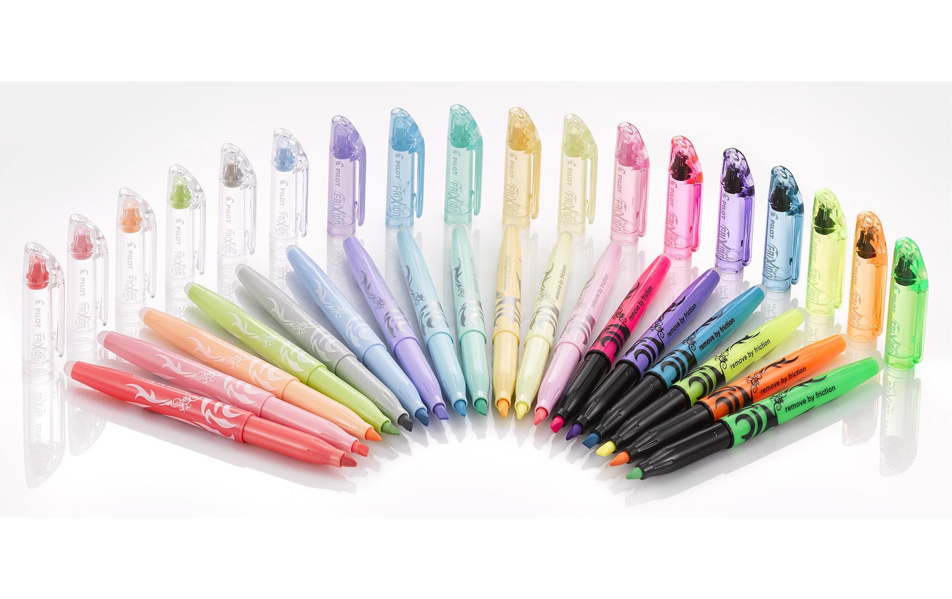Pilot FriXion Light Textmarker Hellblau – Keilspitze, 3,3 mm, radierbar