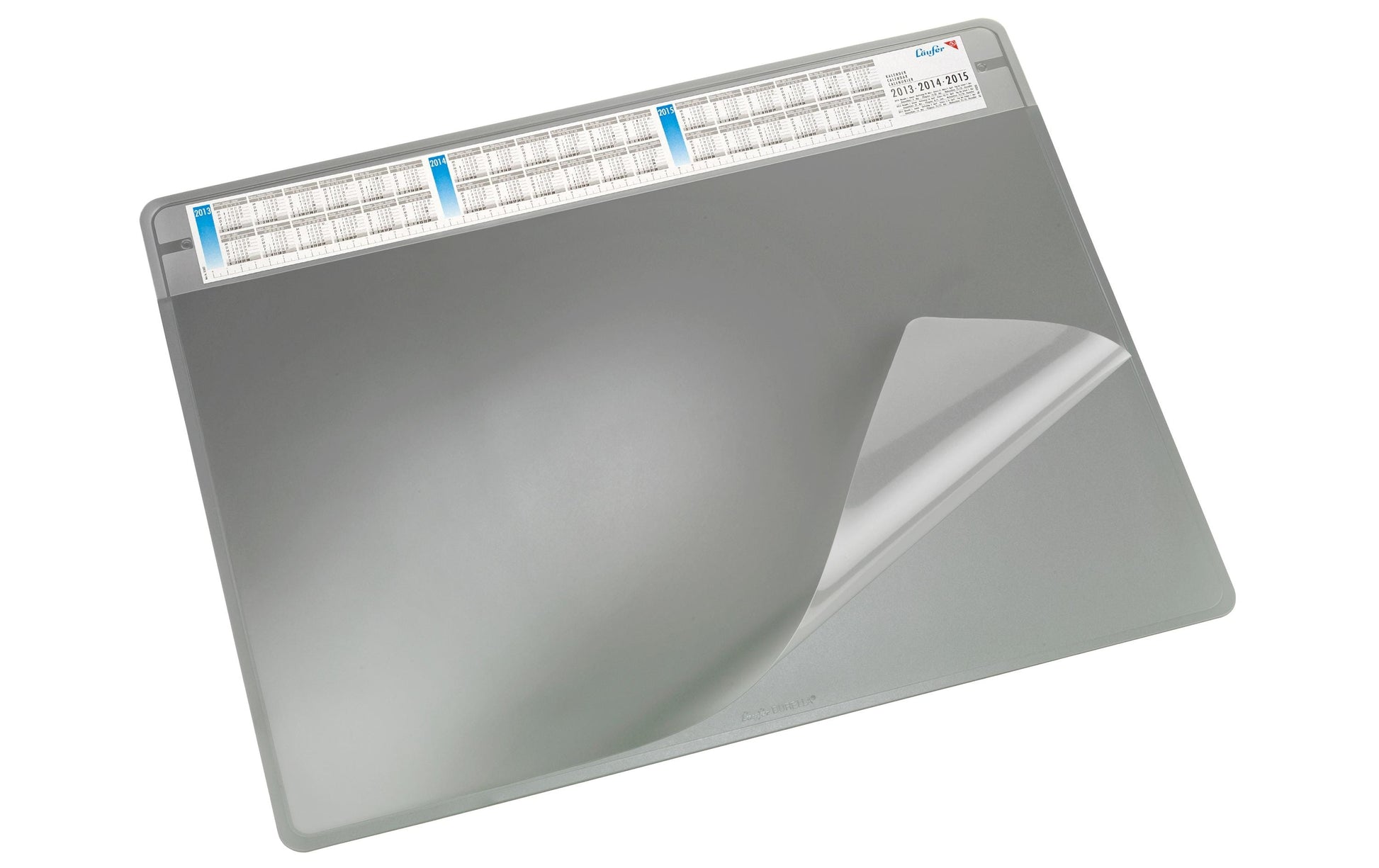Laufer Schreibunterlage Durella Soft – Grau – 650 × 500 mm – Kunststoff, rutschfest