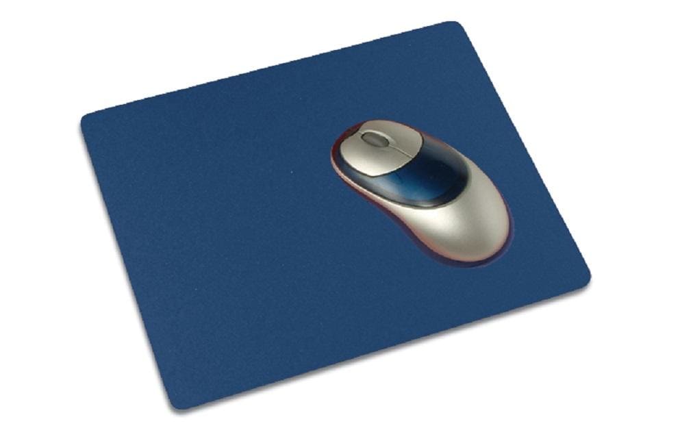 Laufer 67295 – Mauspad – 260 × 210 mm, Anti-Rutsch-Basis, Dunkelblau