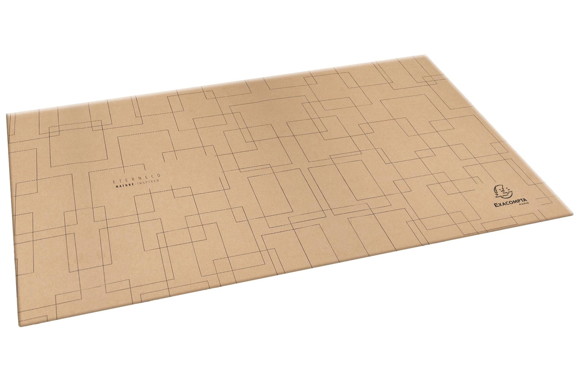 Exacompta Schreibunterlage Eterneco – Geometrie – 585 × 385 mm – Karton, ohne Weichmacher