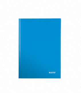 Leitz Notizbuch A5, liniert, Fadenheftung, Karton, 160 Seiten, 90 g/m² – blau