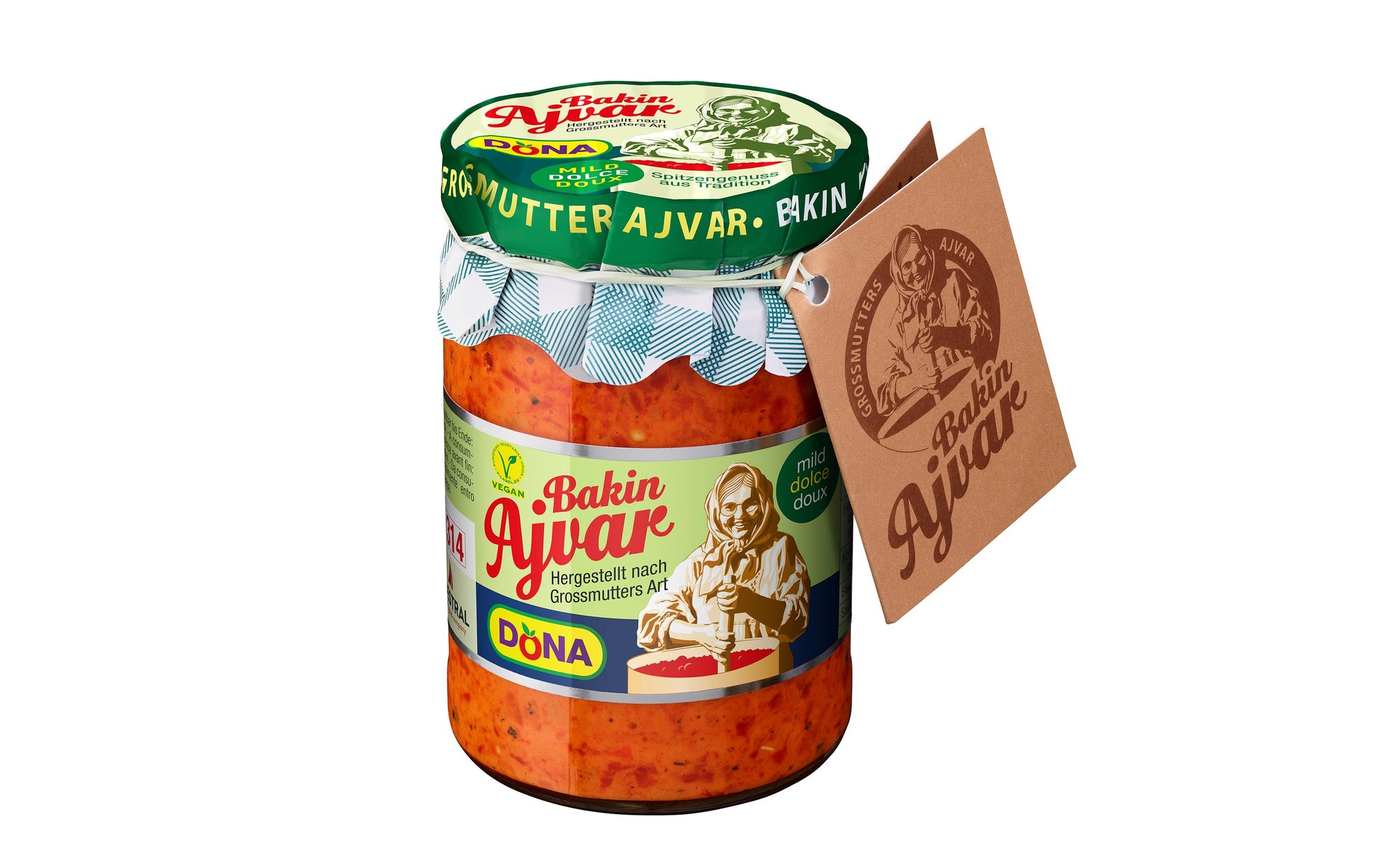 Dona Salsa & Dips Ajvar (Paprika & Auberginen) – 290 g
