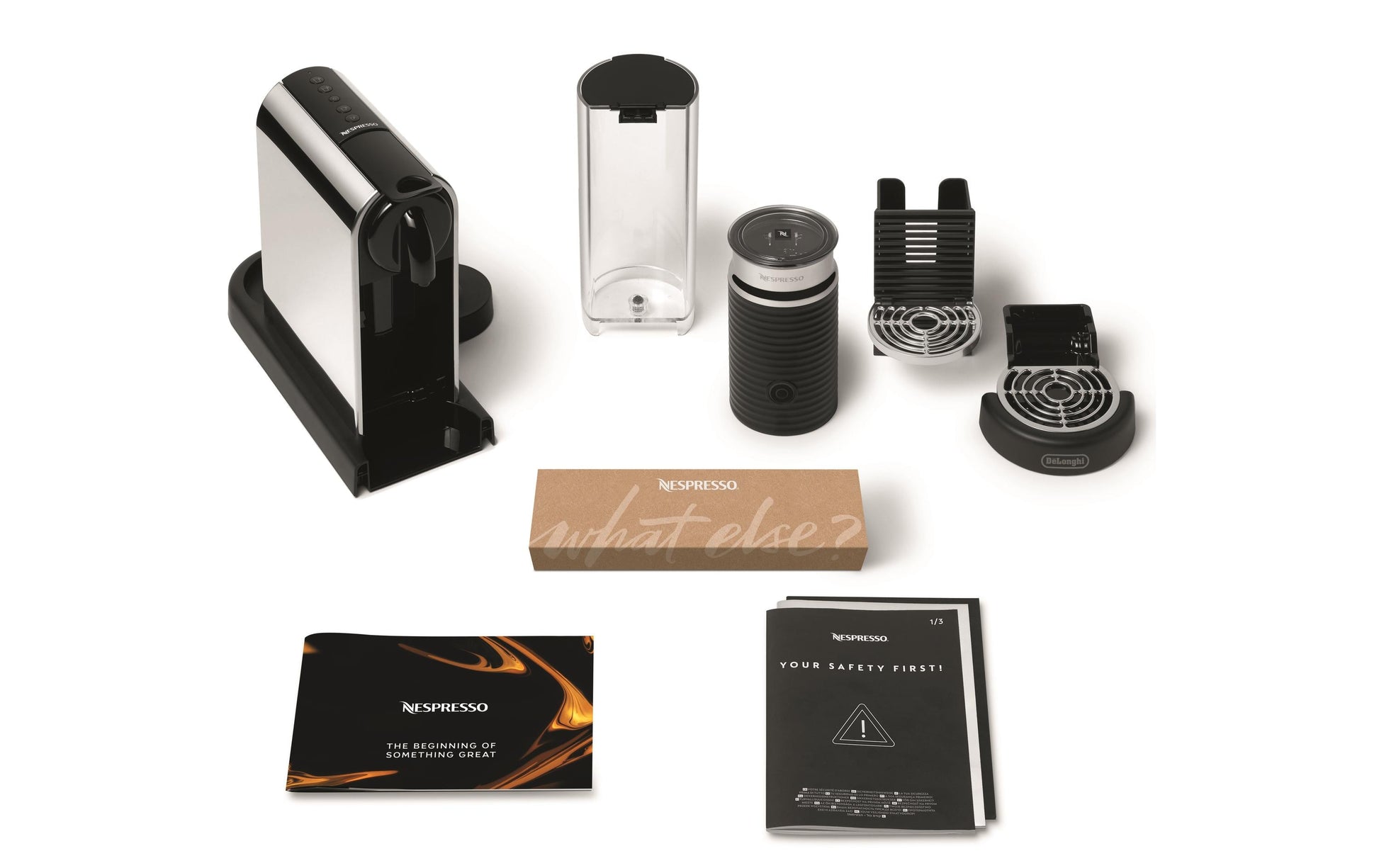 De’Longhi Citiz EN330.M Kapselmaschine – für Nespresso-Kapseln, 19 bar, 1 l, Silber