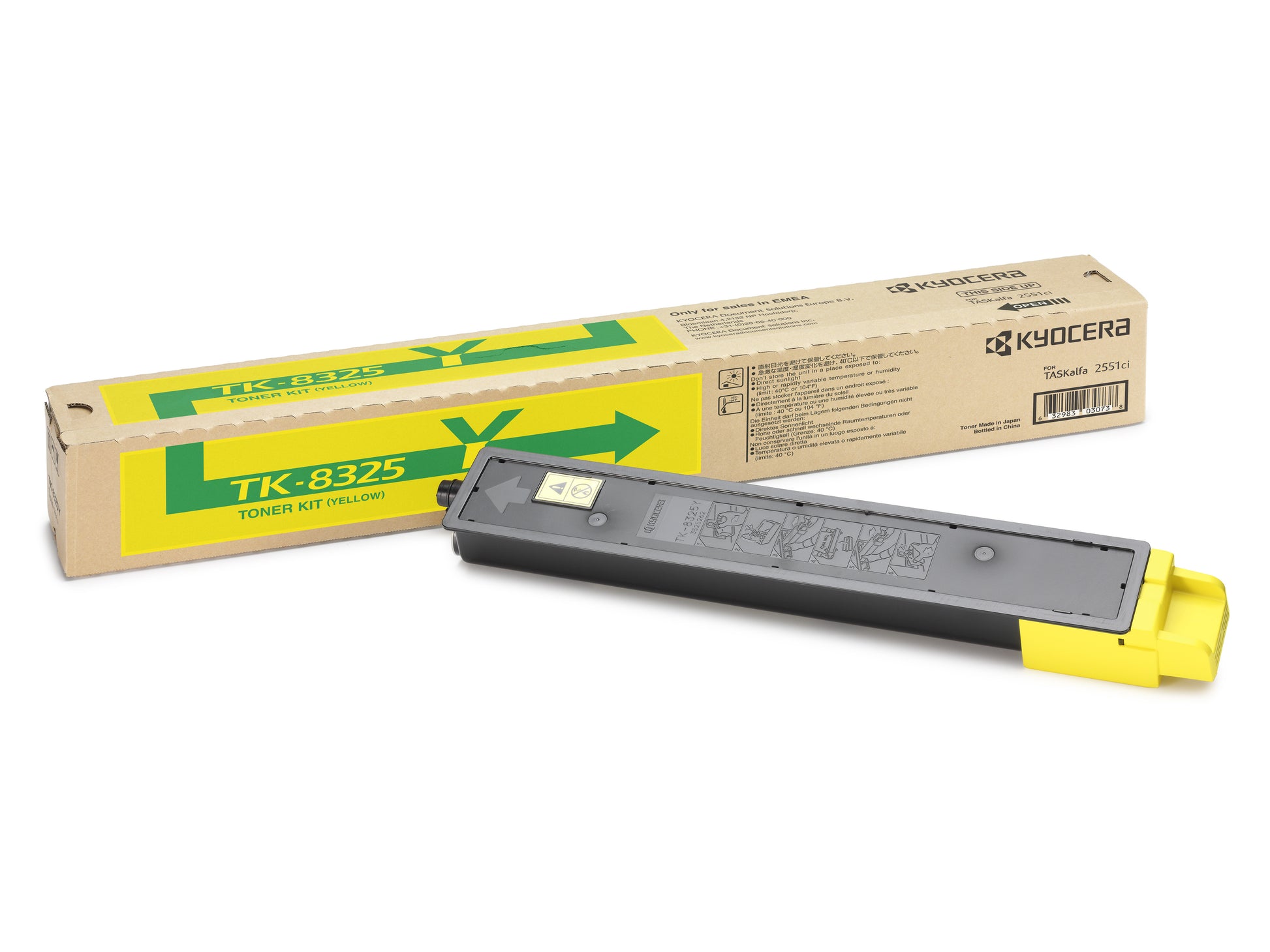 Kyocera Gelb Toner – Original – 12'000 Seiten – für Kyocera TASKalfa 2551ci