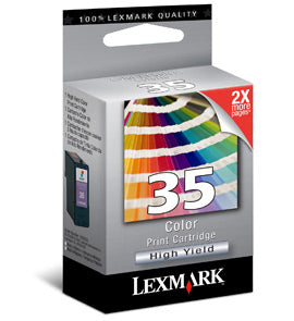 Lexmark 35XL Tintenpatronen-Multipack, Cyan/Magenta/Gelb (Original)