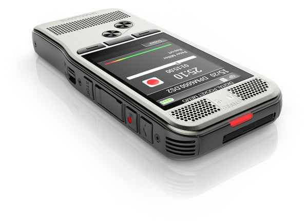 Philips Digital Pocket Memo 6000 – Digitales Diktiergerät – USB, 30 h – Silber