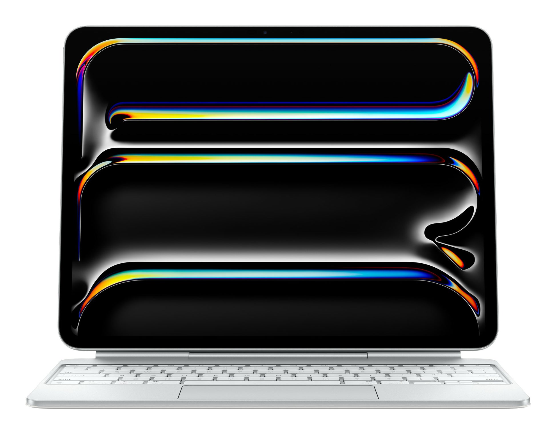 Apple Magic Keyboard Tastatur-Case für iPad Pro 13" (M4) – Schwedisch, mit Trackpad, Beleuchtung – Weiss