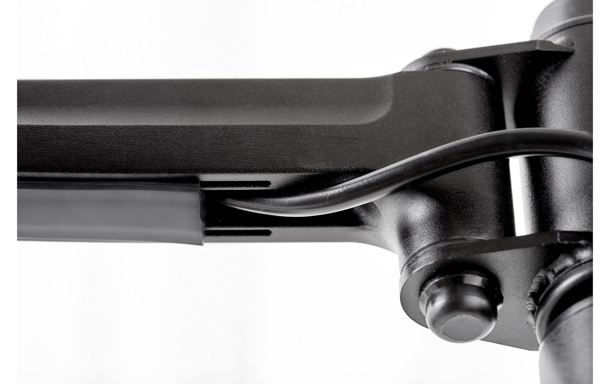 Edbak DM121 – Tischhalterung, Dual, Tischklemme, bis 24", VESA 75 × 75 mm, 20 kg, drehbar, schwarz