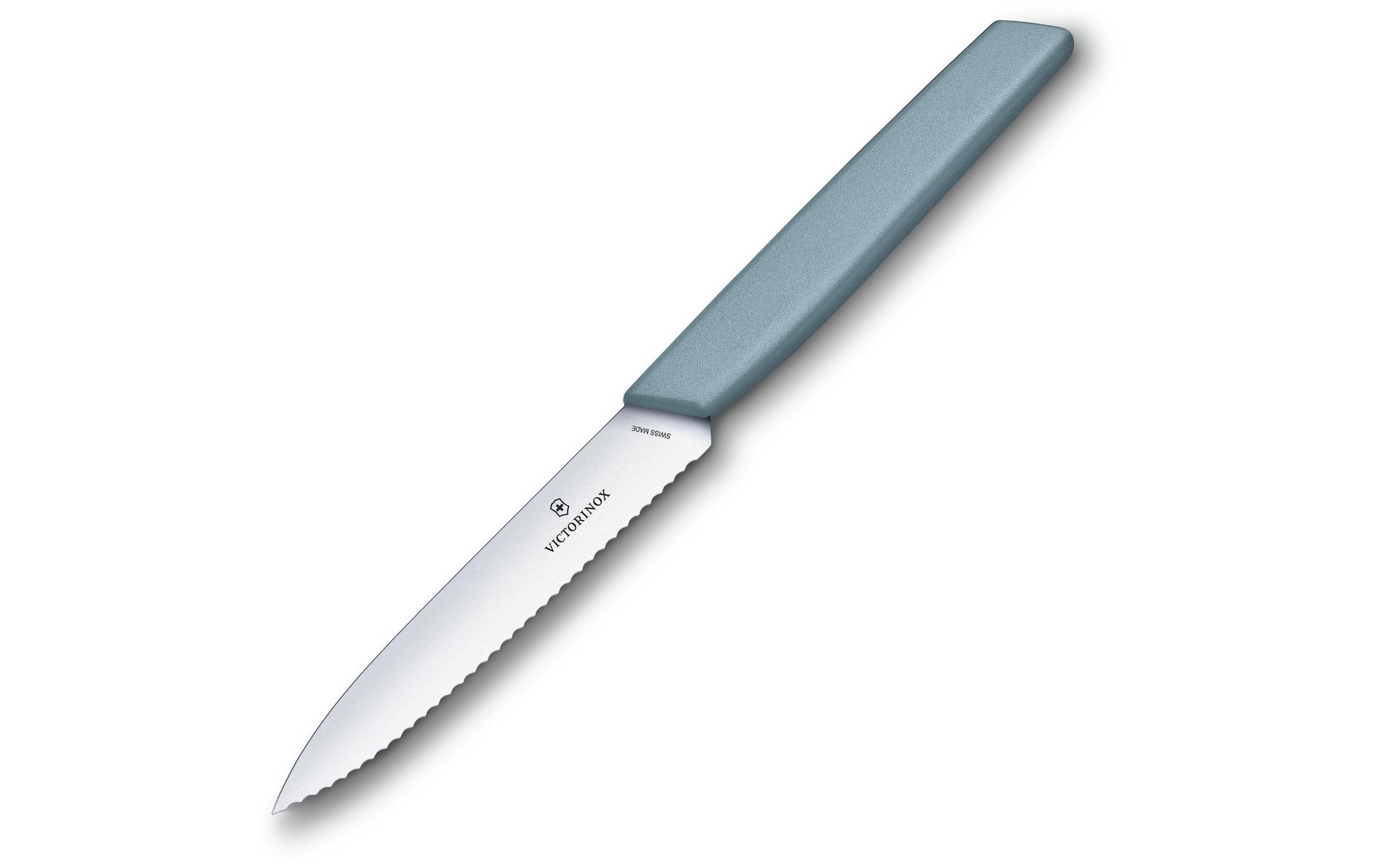 Victorinox Arona – Gemüsemesser 10 cm, Edelstahl/Kunststoff, Hellblau