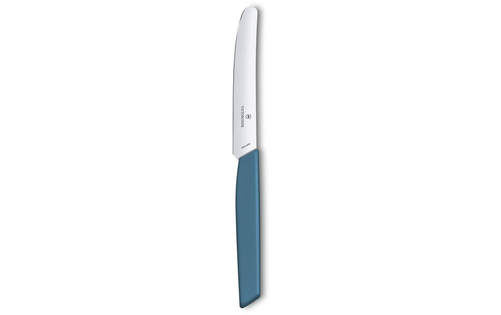 Victorinox Tafelmesser – 11 cm, glatter Schliff, Edelstahl, Kunststoffgriff, blau, spülmaschinenfest