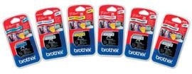 Brother Schriftband – 9 mm × 4 m, weiss, schwarz