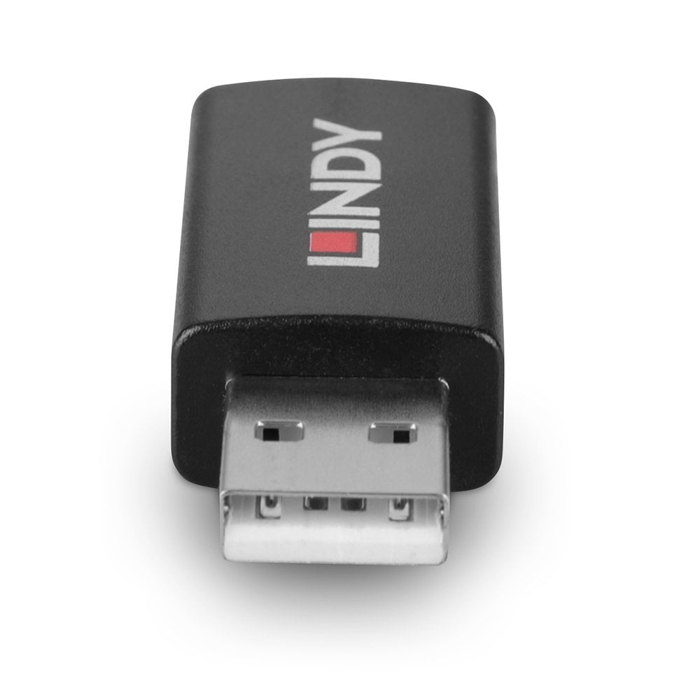 Lindy USB-A auf USB-A Adapter, USB 2.0, Data Blocker