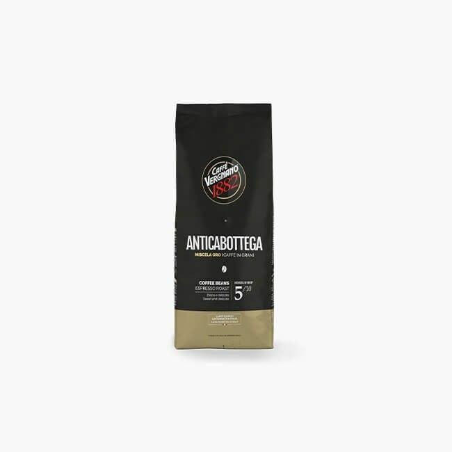 Caffè Vergnano Antica Botegga – Bohnenkaffee – Arabica/Robusta, Intensität 5, 1 kg