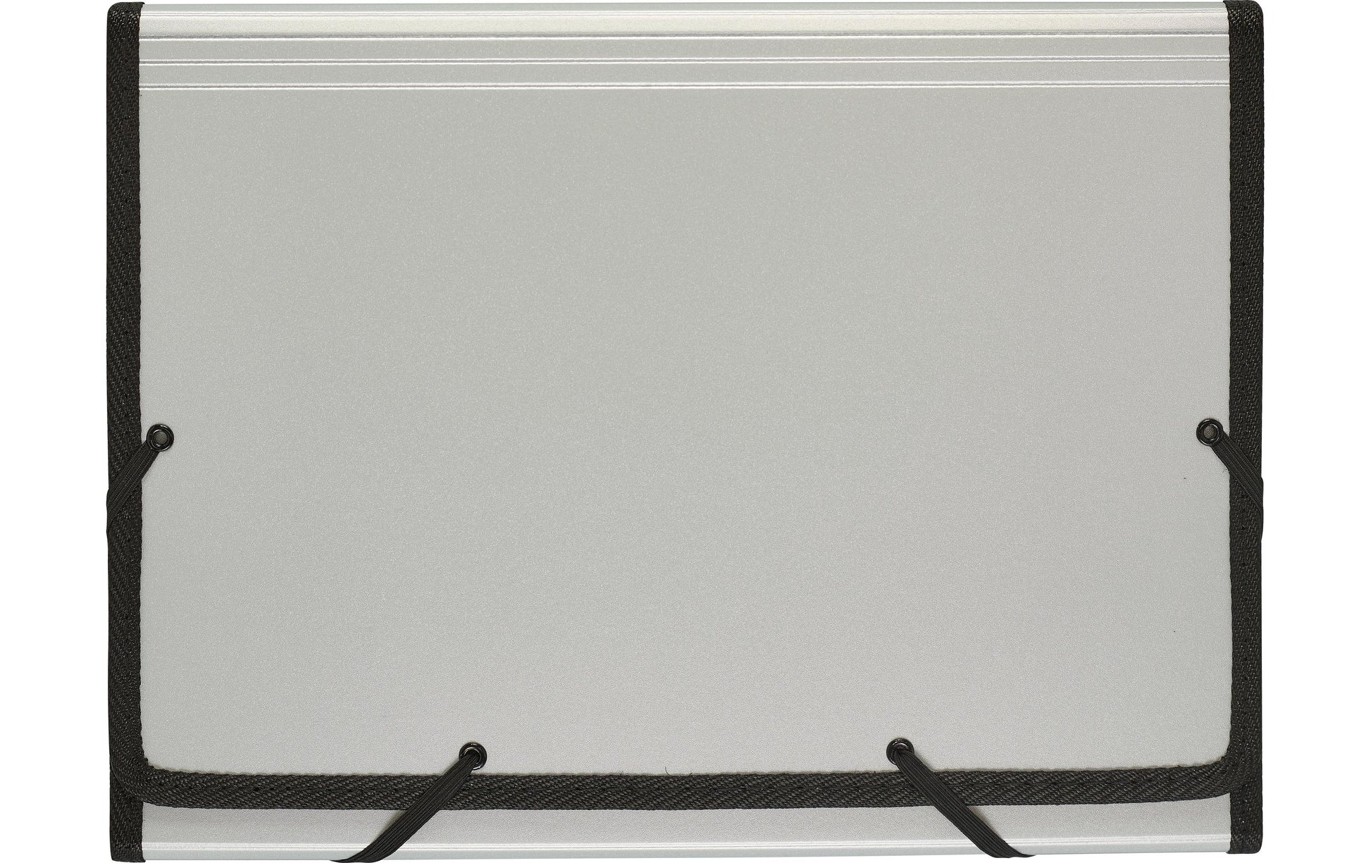 Kolma Sammelmappe, für A4, Kunststoff, Silber, mit Gummizug