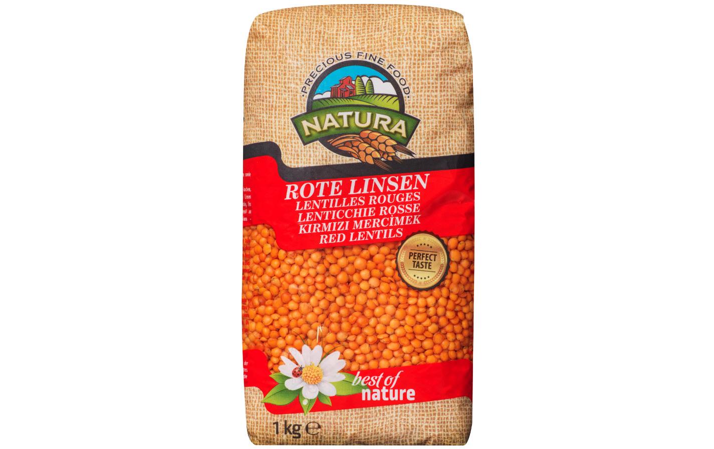 Natura Rote Linsen – 1 kg
