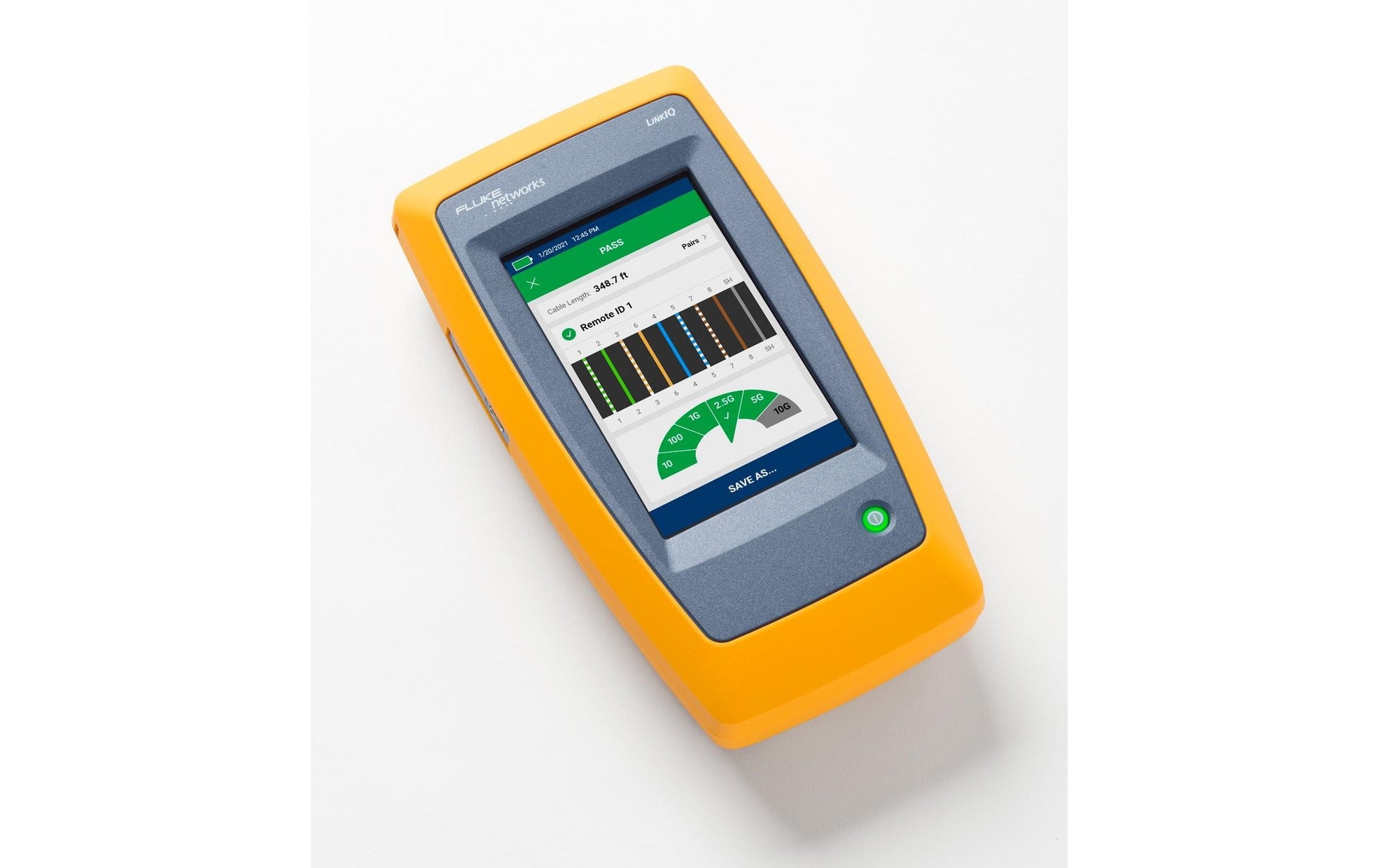 Fluke Networks LinkIQ – Netzwerk-Kabeltester – RJ45, USB, max. 305 m