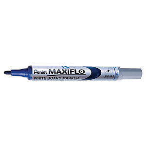 Pentel Whiteboard-Marker Maxiflo MWL5S – Konische Spitze 4 mm – Sortiert – 4er-Set – Trocken abwischbar