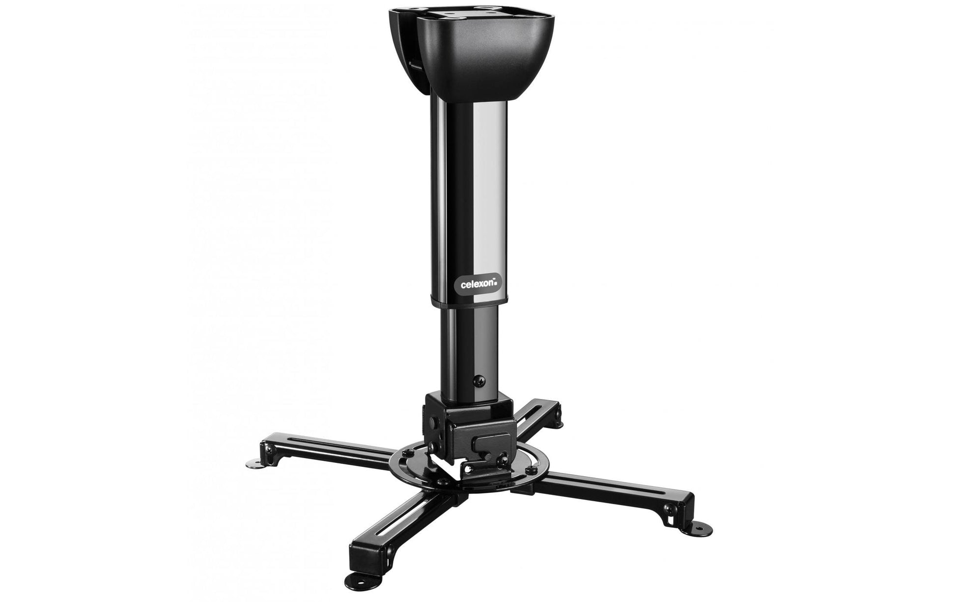 Celexon Projektor-Deckenhalterung – 40,0–60,0 cm, neigbar, 15 kg, schwarz, für Bohrbild 50–360 mm