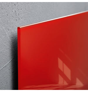 Sigel Whiteboard – 100 × 100 cm, Glas, magnetisch, Wandmontage, inkl. Magnete, Montagesatz