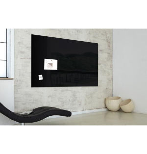 Sigel Whiteboard – 120 × 90 cm, Glas, magnetisch, Wandmontage, inkl. SuperDym Magnetwürfel