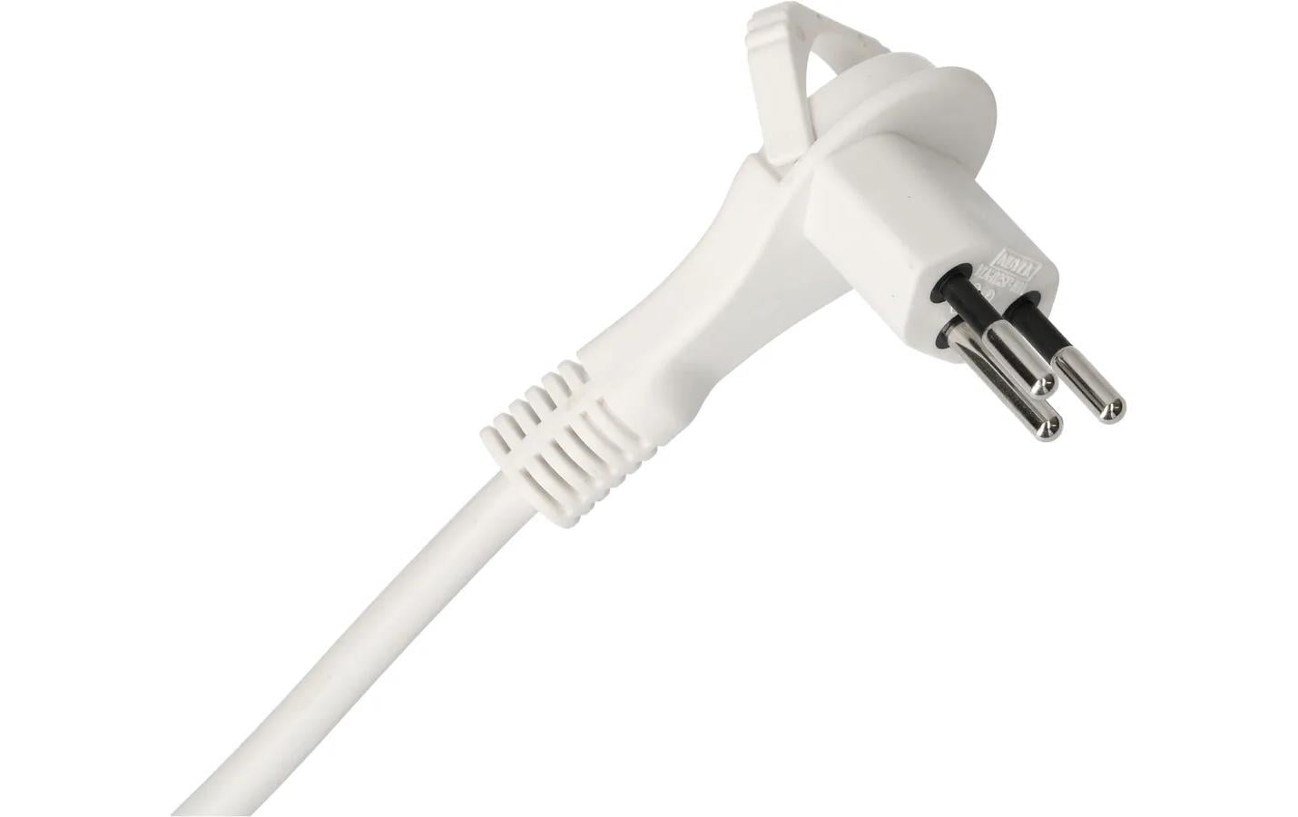 Max Hauri AG Max Hauri Verlängerungskabel – T12–T13, 5 m, 3×1 mm², weiss
