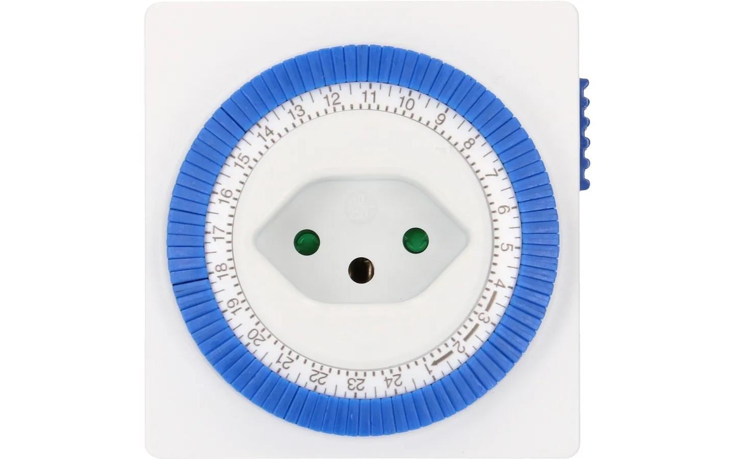 Max Hauri AG Max Hauri Zeitschaltuhr (DIN-Schiene) – Mechanisch, 24 h, IP20, 230 V – Weiss – 130930
