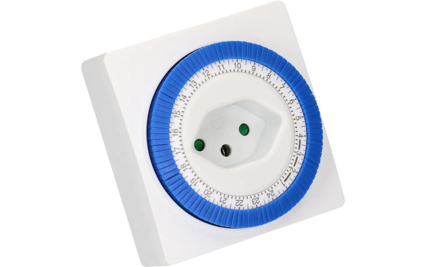 Max Hauri AG Max Hauri Zeitschaltuhr (DIN-Schiene) – Mechanisch, 24 h, IP20, 230 V – Weiss – 130930