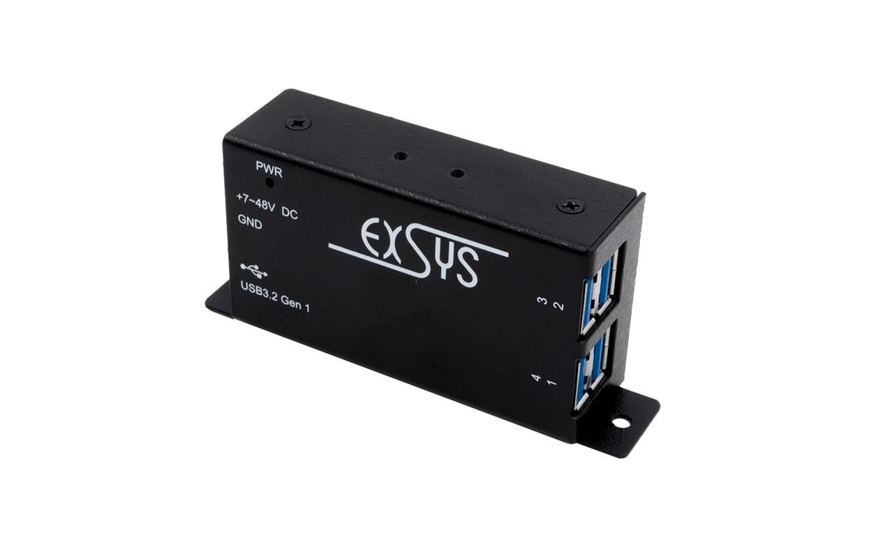 EXSYS EX-1181HMS USB-Hub – USB-B, 4× USB-A