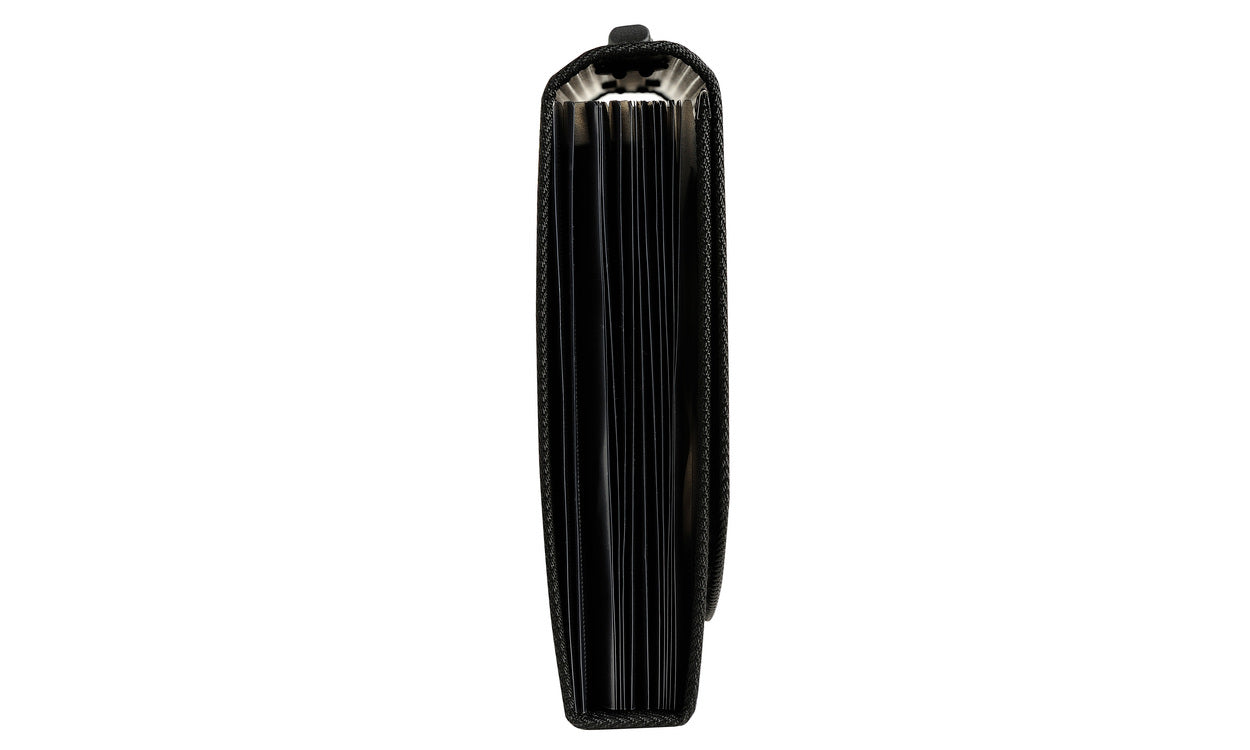 Exacompta Fächermappe EXACASE A4 – 13 Fächer, Druckknopf, Polypropylen (PP), Schwarz