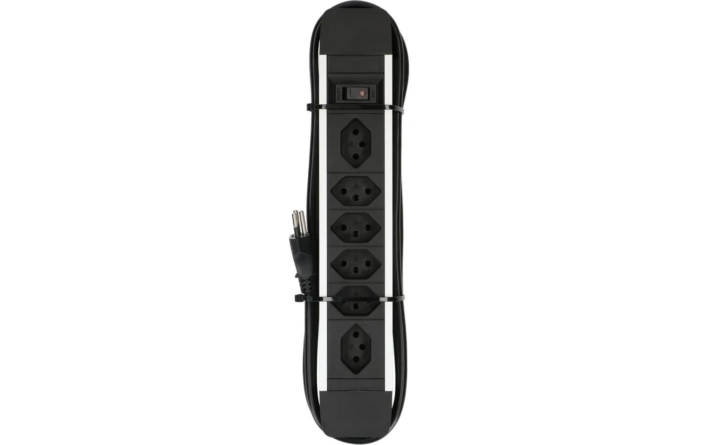 Max Hauri AG Max Hauri Steckdosenleiste – 6×T13, 2 m, Schalter