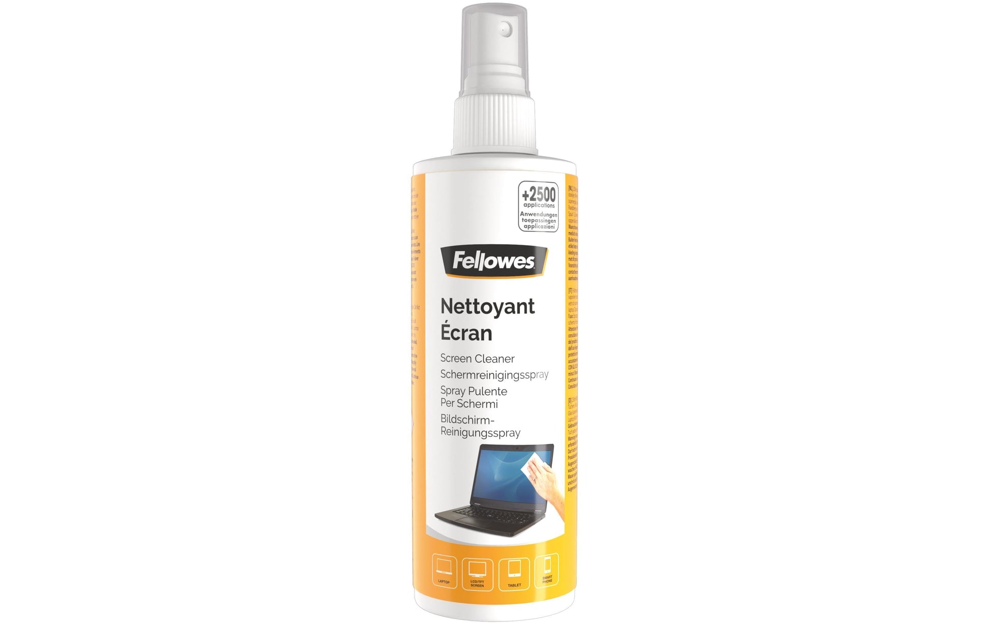 Fellowes 9971806 Bildschirm-/Elektronikreiniger für LCD/TFT/Plasma – Pumpspray – 250 ml