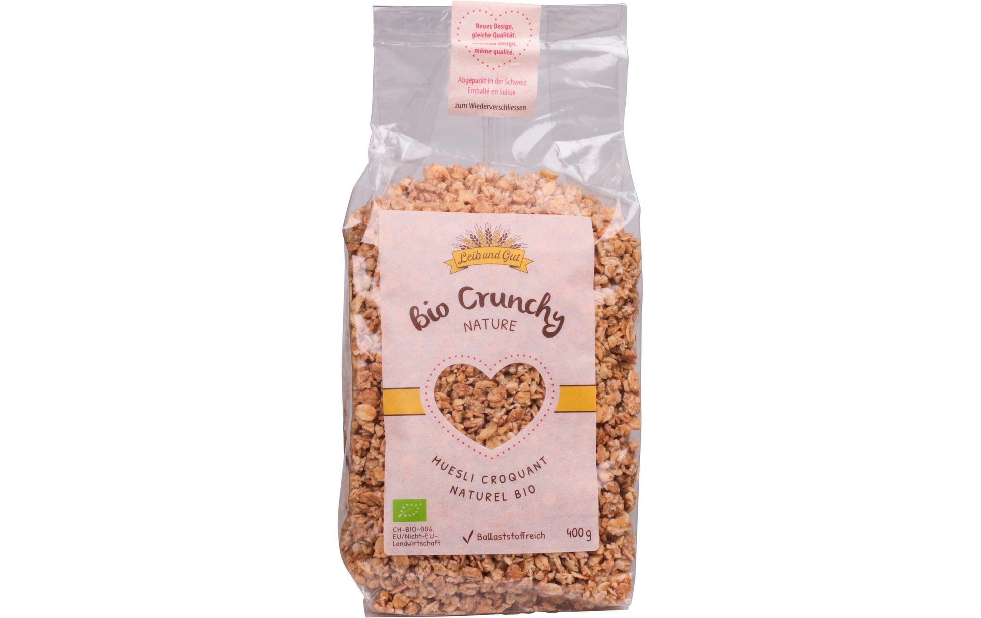 Leib und Gut Crunchy Müesli – bio – 400 g