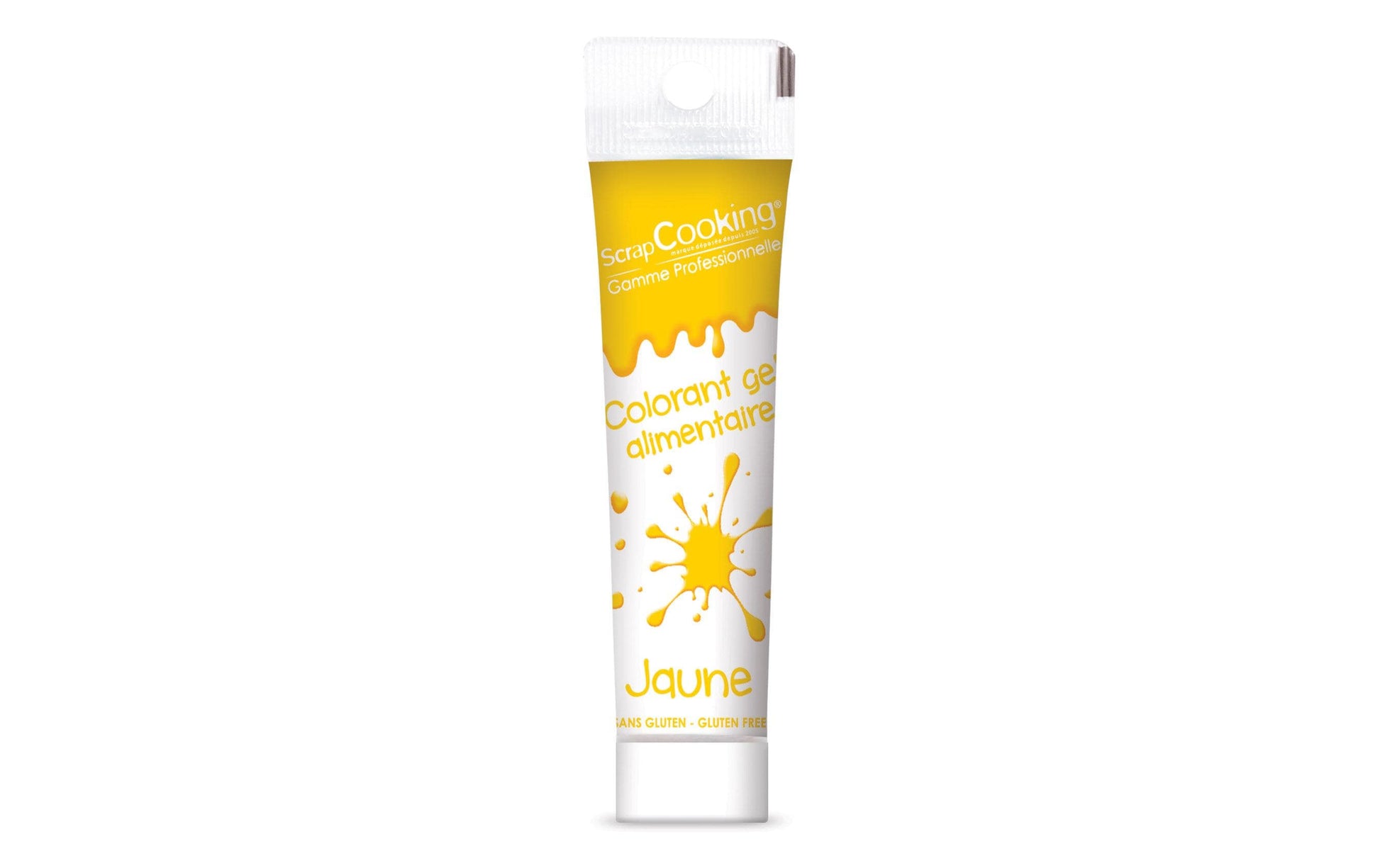 ScrapCooking Lebensmittelfarbe Gel Gelb – glutenfrei – 20 g