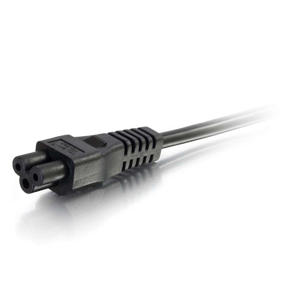 C2G Netzkabel – UK (Typ G) – IEC C5, 1 m, 250 V/3 A, schwarz