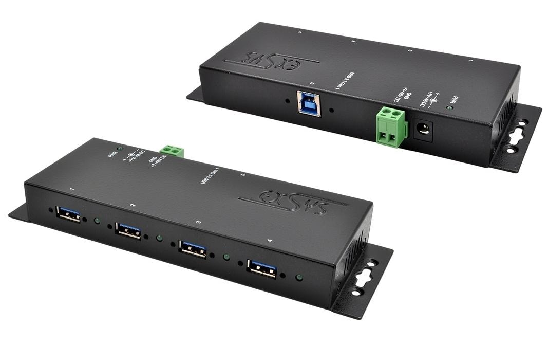 EXSYS EX-1183HMVS-2 USB-Hub – USB 3.0, 4× USB-A