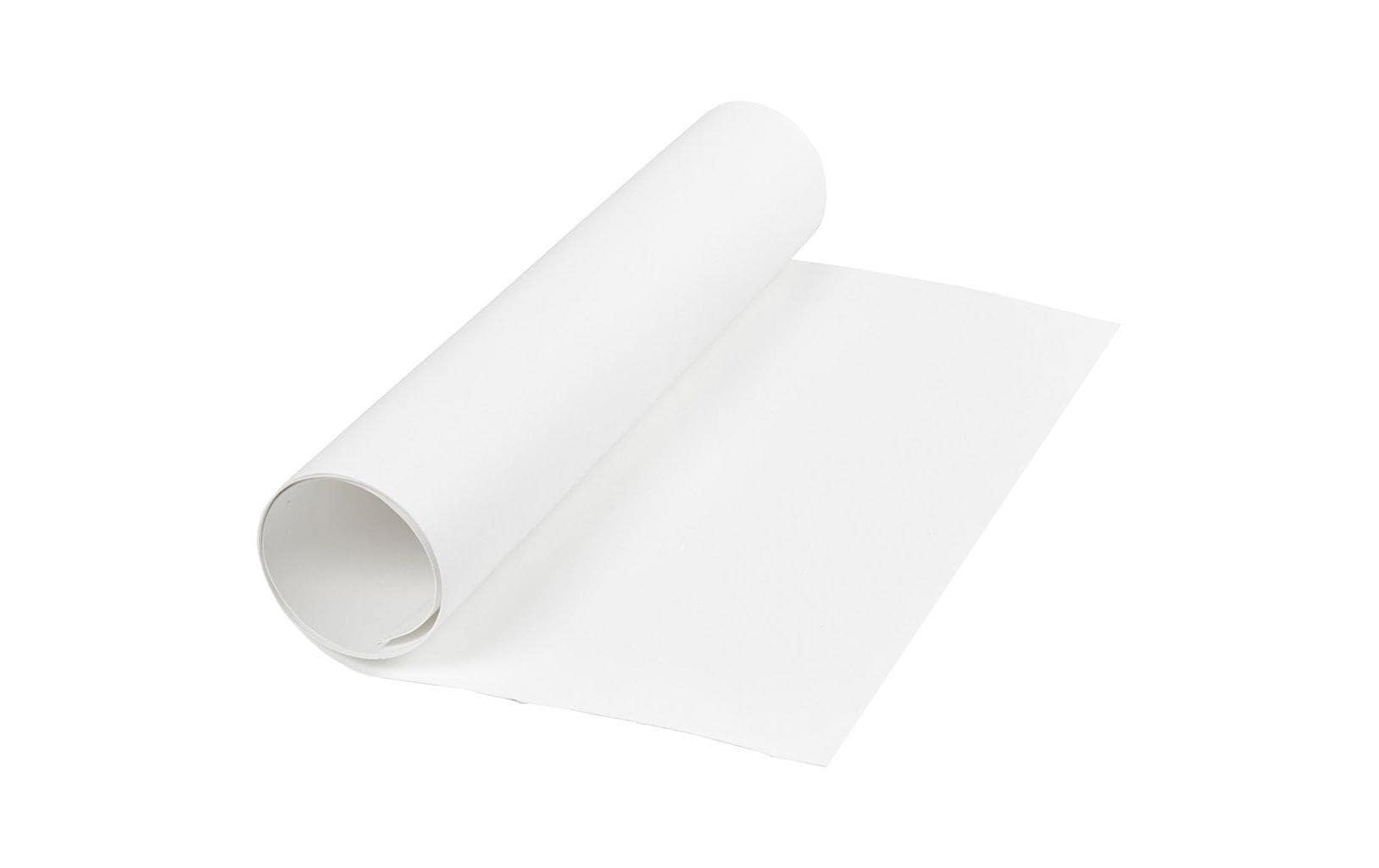 Creativ Company Lederpapier, Zellulose, Latex, Weiss, 50 × 100 cm, 350 g/m², 1 Stk., Uni