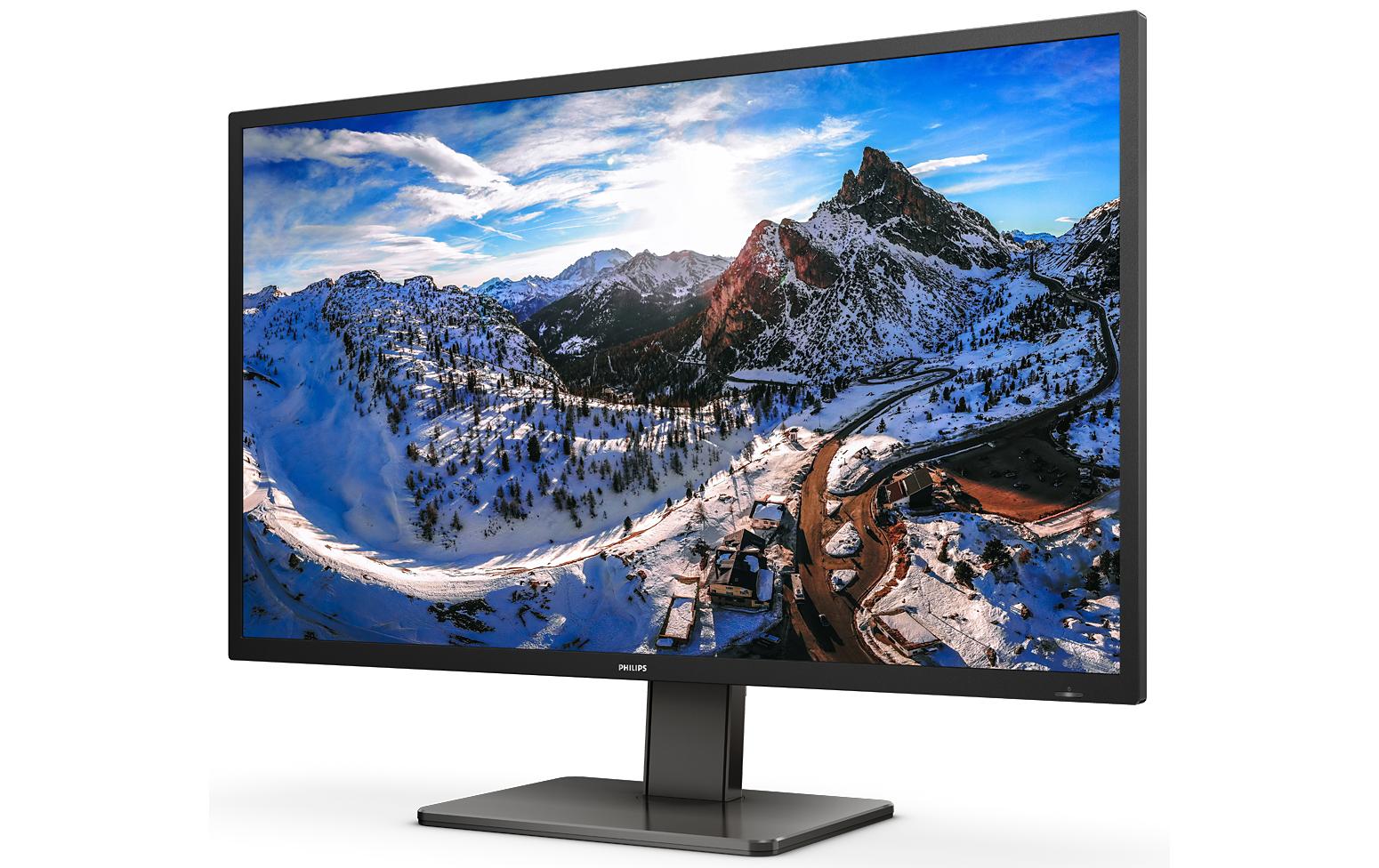 Philips 439P1/00 – Monitor, 42,5", VA, 60 Hz, 400 cd/m², 2× USB-C, KVM, VESA 200 × 200, Schwarz