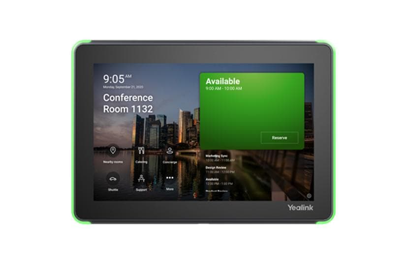 Yealink RoomPanel E2 – 8" Touchpanel – für Microsoft Teams