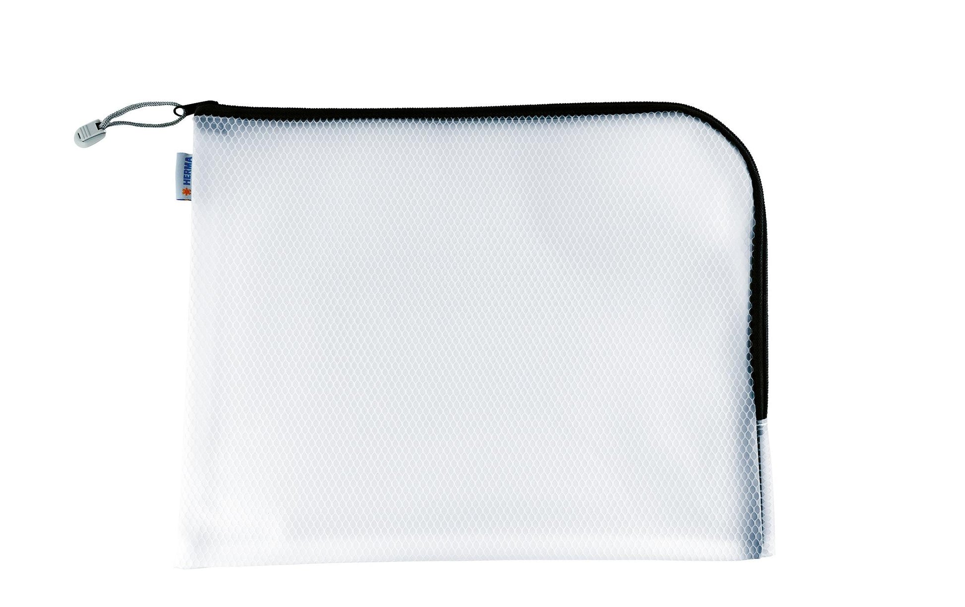 HERMA Reissverschlusstasche – 360 × 280 mm, Kunststoff, Schwarz – 1 Stück