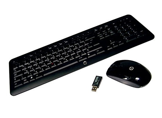 HP Opal – Tastatur-Maus-Set – 2,4 GHz USB-A (Empfänger) – AZERTY (BE) – Schwarz