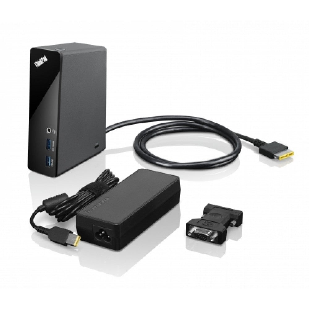 Lenovo ThinkPad OneLink Pro Dockingstation – USB-A, 1× DP, 1× DVI, 6× USB-A, GbE, 3,5 mm Audio