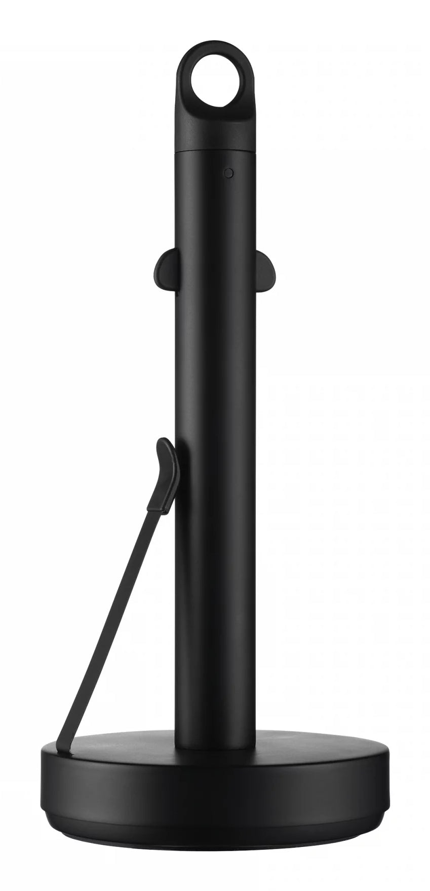 Blomus LOOP – Küchenrollenhalter Edelstahl, 15 × 15 × 34 cm, schwarz, rutschfest