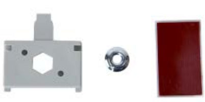 HID Identity HO5421 – Montagehalterung – für OMNIKEY 5021, 5022, 5023 und andere, Braun, Edelstahl