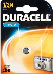 Duracell Knopfzelle CR1/3N, Lithium, 3 V – 1 Stk.