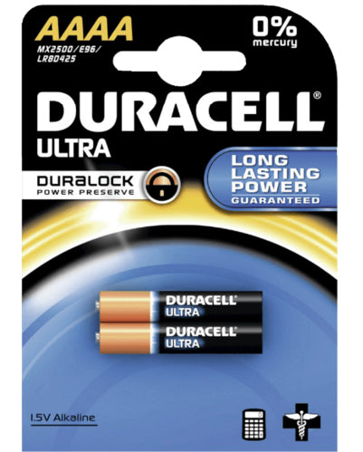 Duracell AAAA Batterien, Alkaline, 1,5 V – 2 Stk.