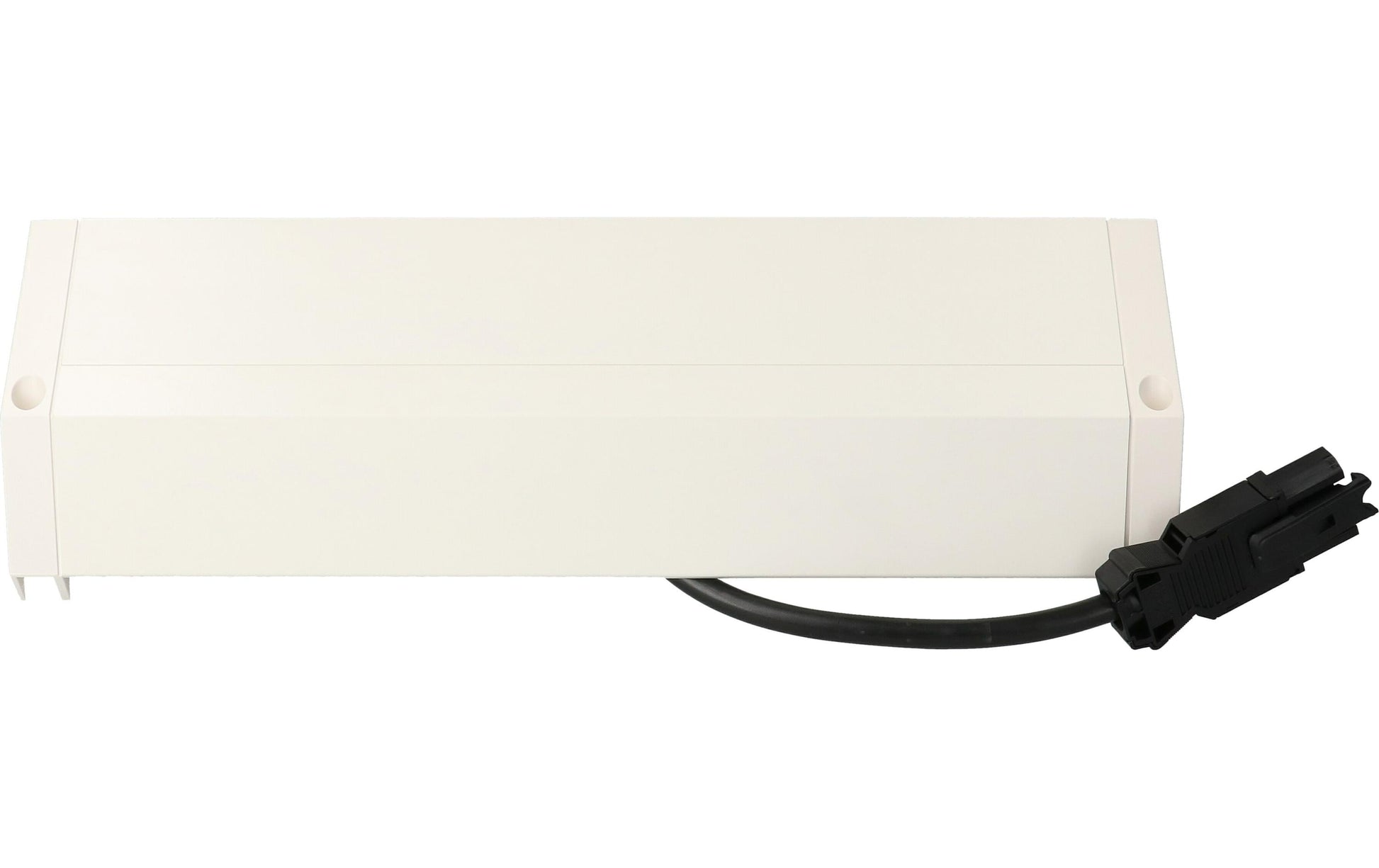 Bachmann DESK 2 Tischsteckdosenleiste, 2×T13, 0,2 m, 2×Leerplätze für Custom-Modul, ohne Schalter – weiss