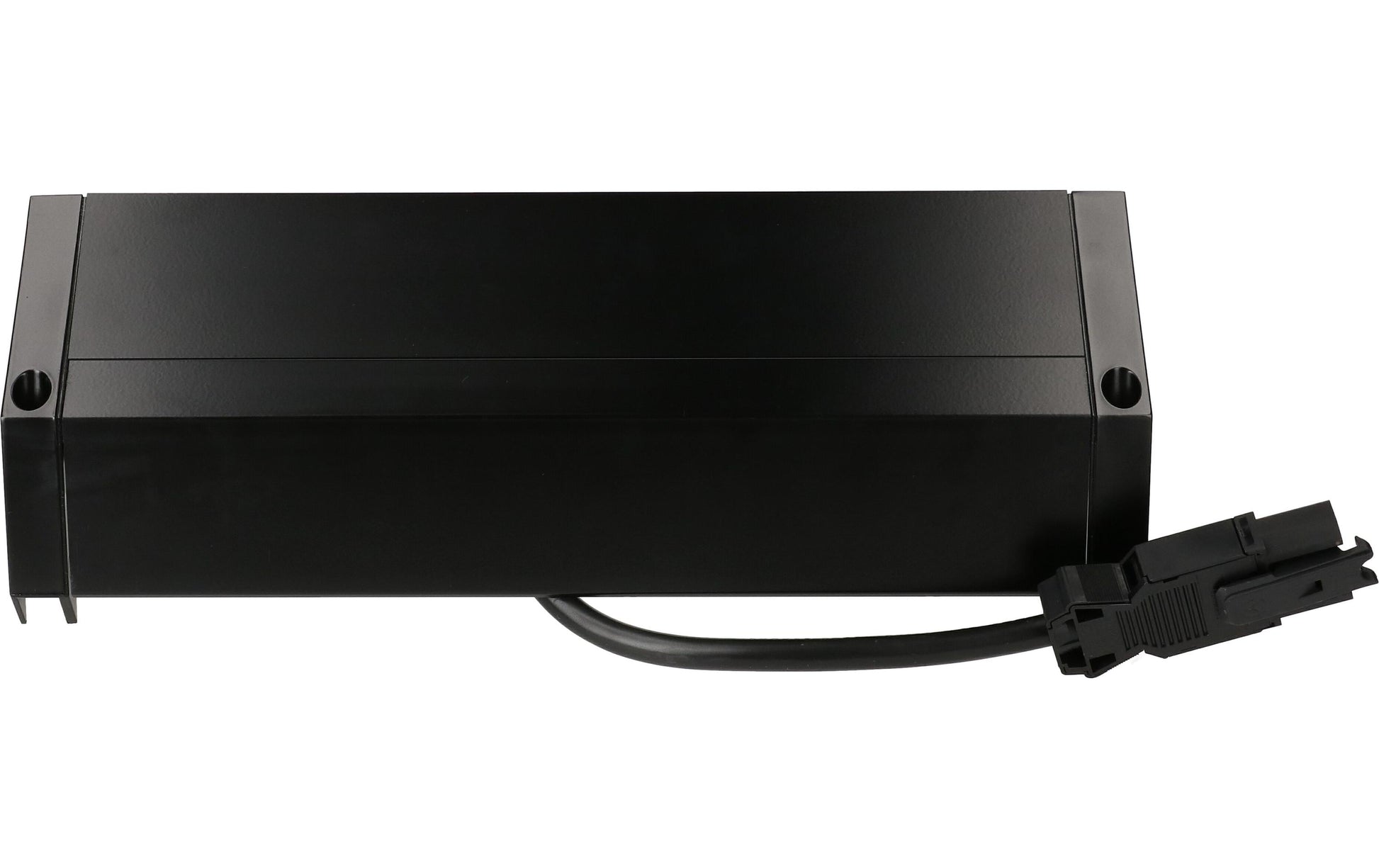 Bachmann DESK 2 Tischsteckdosenleiste – 2×T13, 2×USB, 0,2 m, Montagewinkel, ohne Schalter – Schwarz