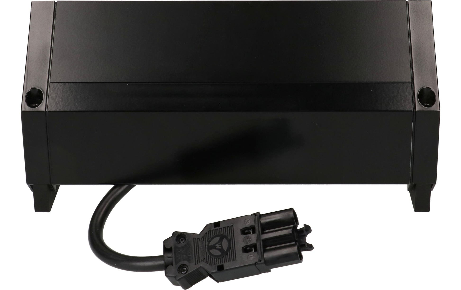 Bachmann DESK 2 Tischsteckdosenleiste, 1×T13, 0,2 m, Montagewinkel – schwarz