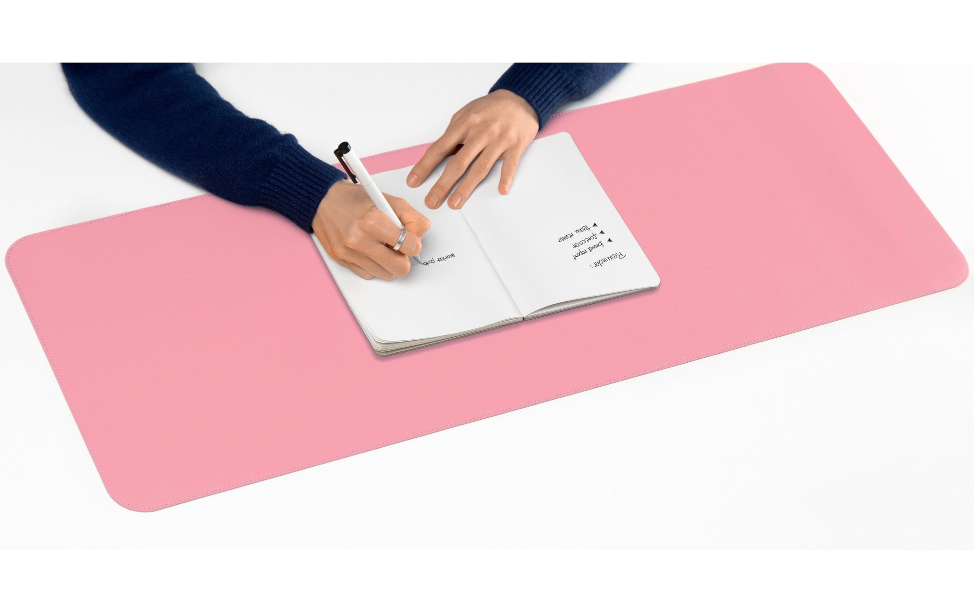 Sigel Schreibunterlage write and roll – rosa/silber – 800 × 300 mm – Kunststoff, rutschfest